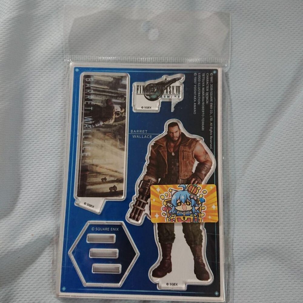 FF 7 Remake Square Enix Barret Wallace Acrylic Stand